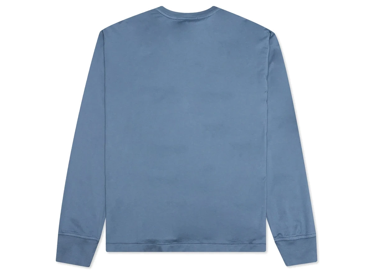 Stone Island Long Sleeve T-Shirt Avio Blue - Image 1