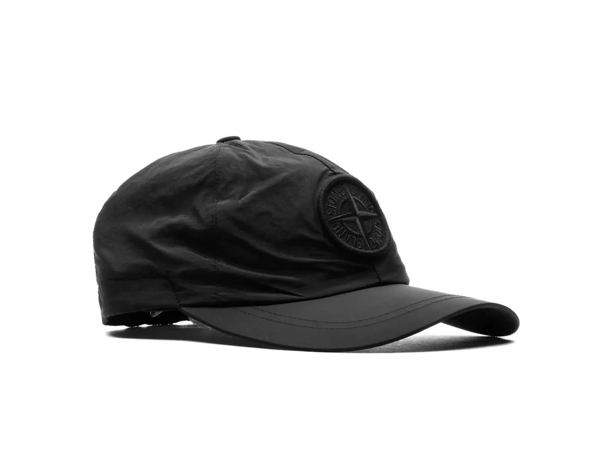 Stone Island 6-Panel Cap Black - Image 1