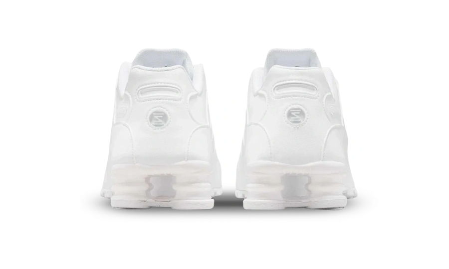Nike Shox NZ Triple White - Image 1