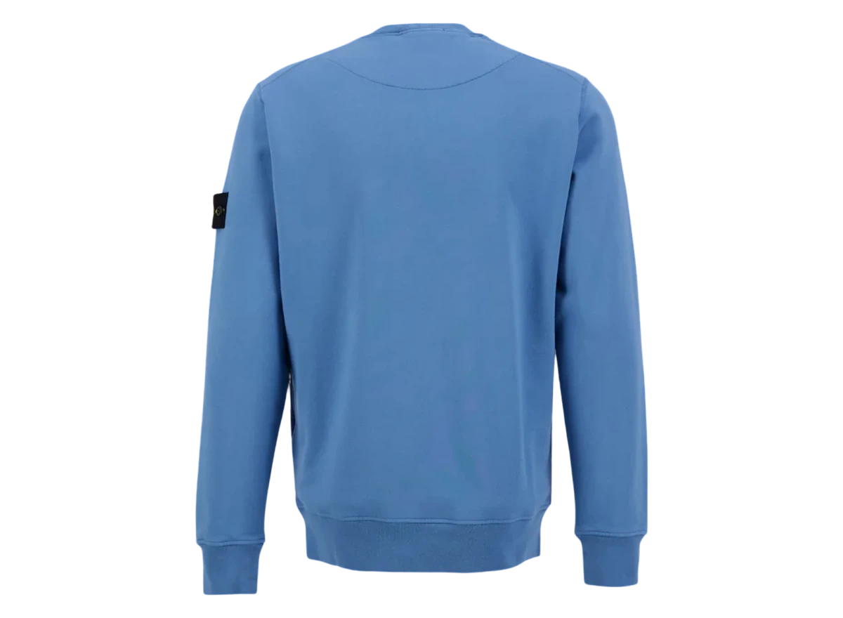 Stone Island Felpa Crewneck Blue Acciaio - Image 1