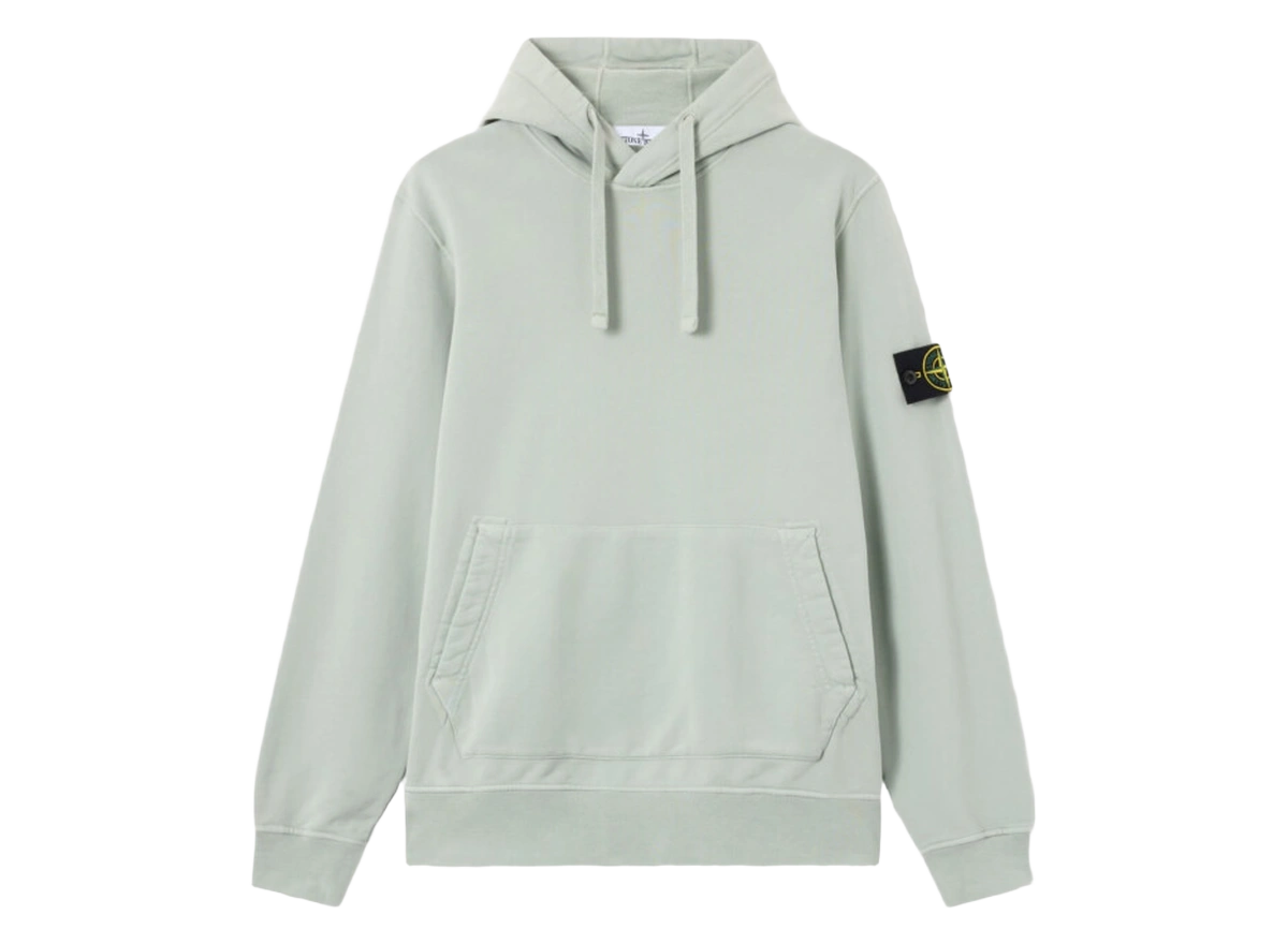 Stone Island Felpa Hoodie Pistachio Produktfoto