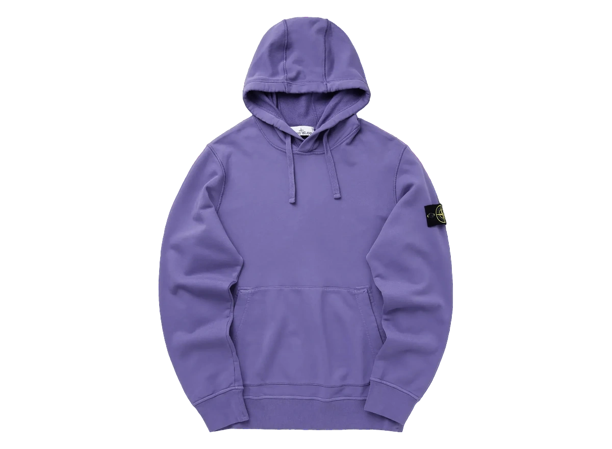 Stone Island Felpa Hoodie Lavender Produktfoto
