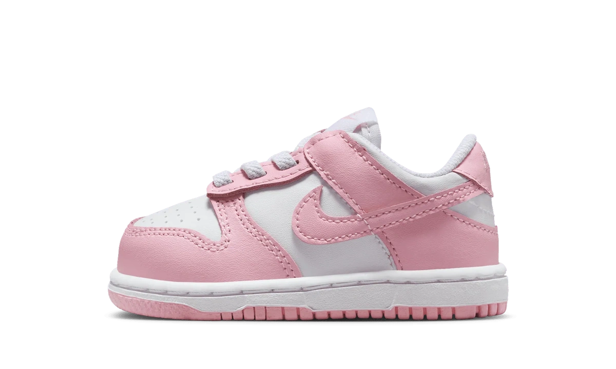 Nike Dunk Low White Medium Soft Pink (TD) Produktfoto