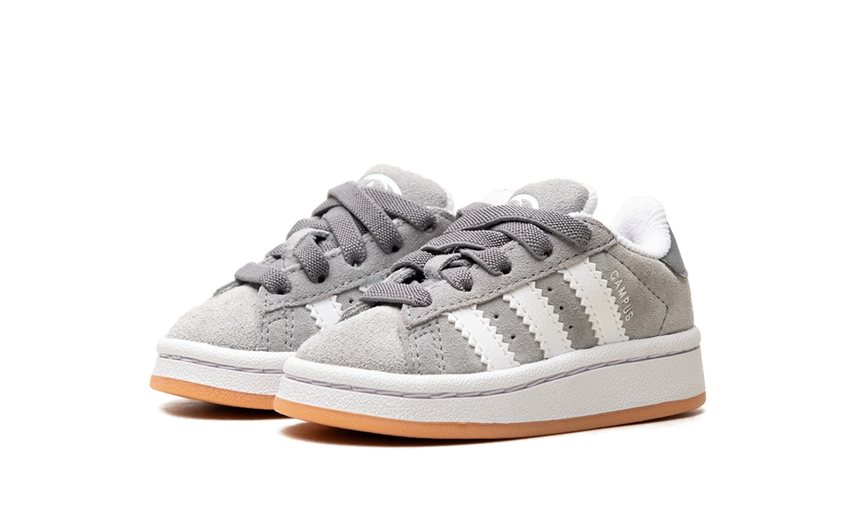 adidas Campus 00s Comfort Closure Grey Cloud White Gum (TD) - Image 1