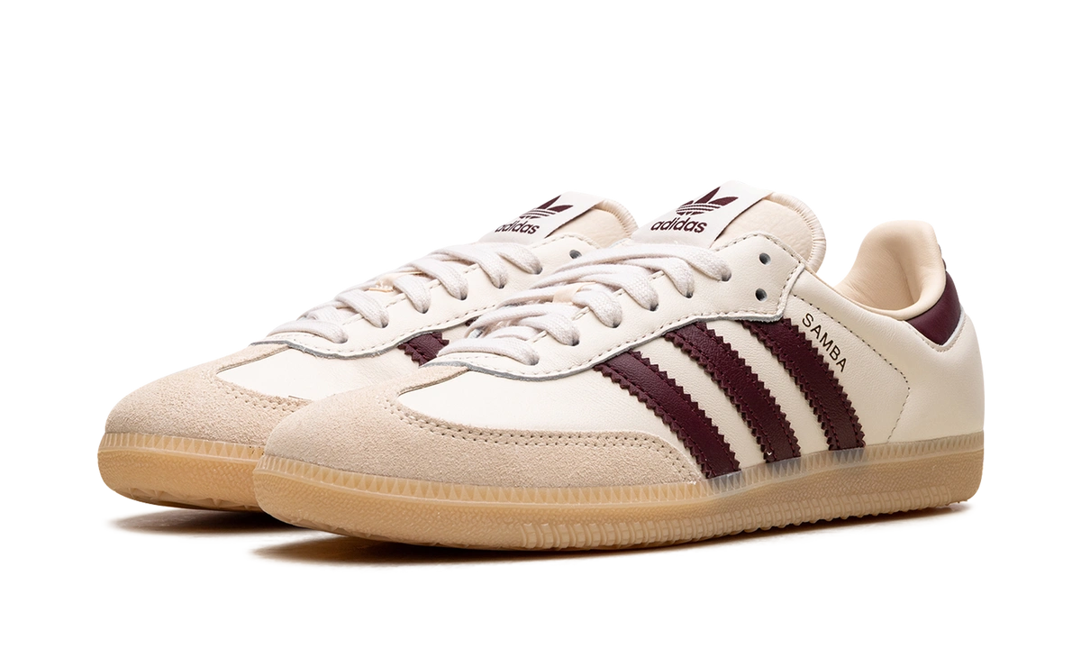 adidas Samba OG Wonder White Shadow Red - Image 1
