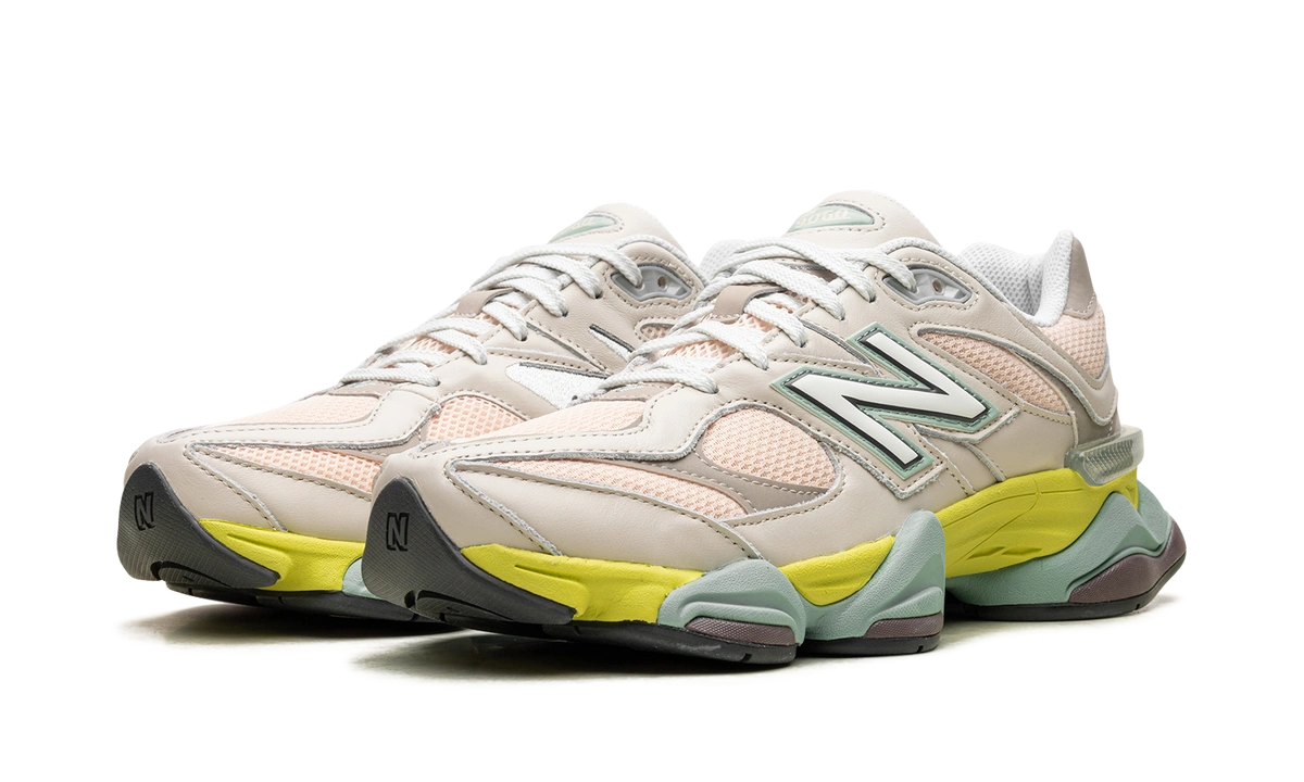 New Balance 9060 Moonbeam Vintage Rose Lime - Image 1