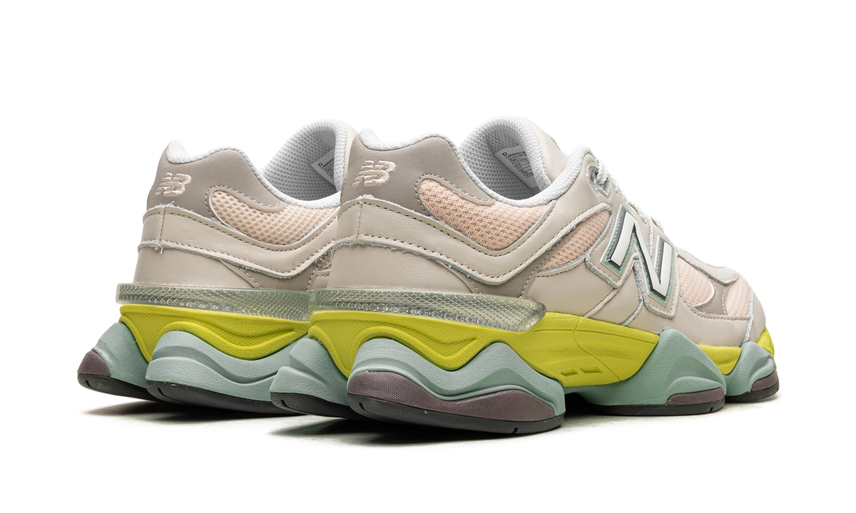 New Balance 9060 Moonbeam Vintage Rose Lime - Image 2