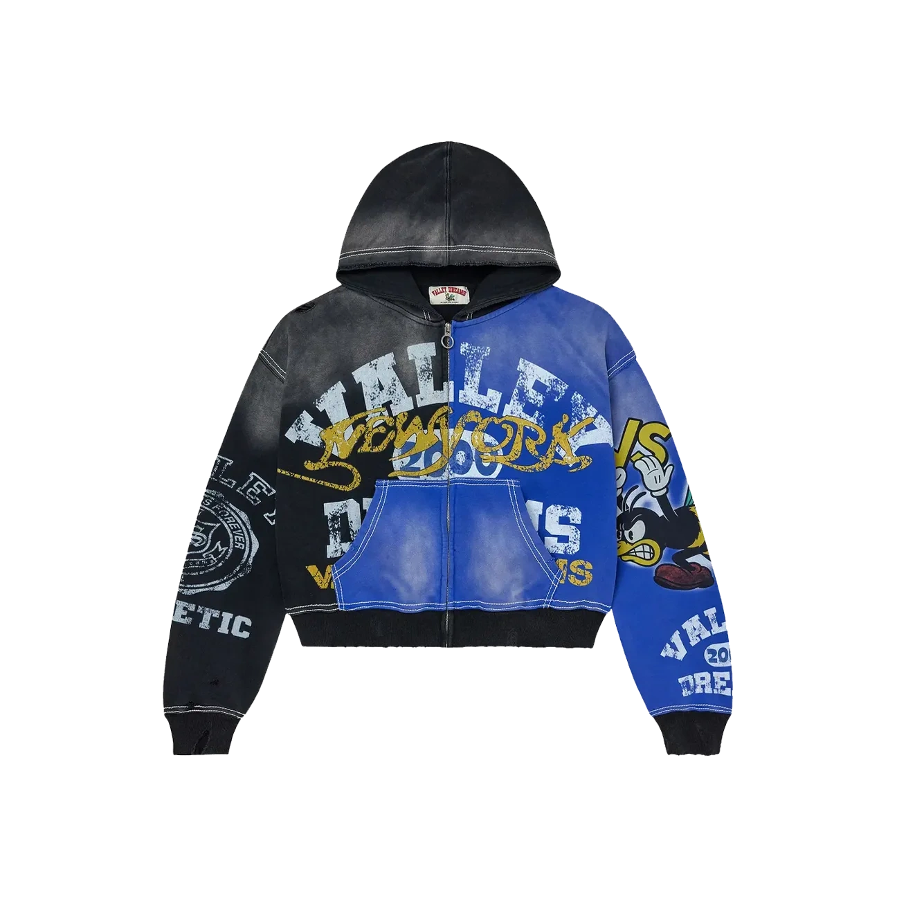 Vale Forever Bipolar Big Zip Up Black Blue Produktfoto