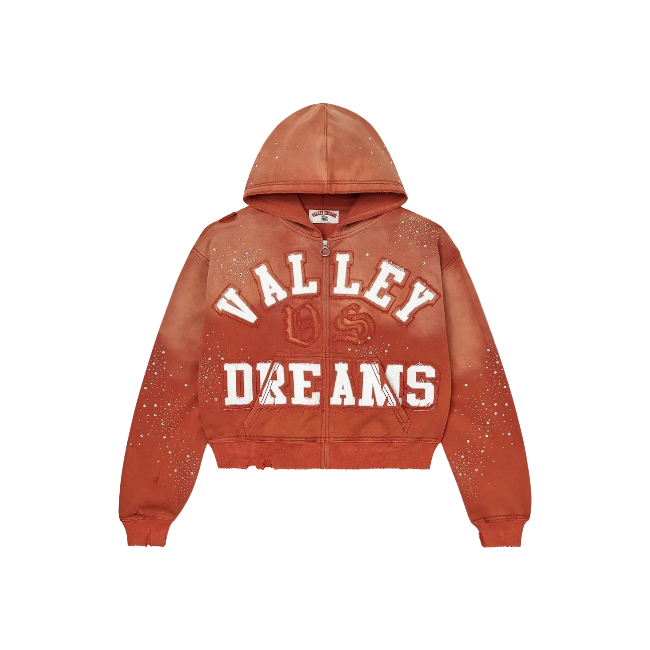 Vale Forever Classico Zip Up Hoodie Orange Produktfoto