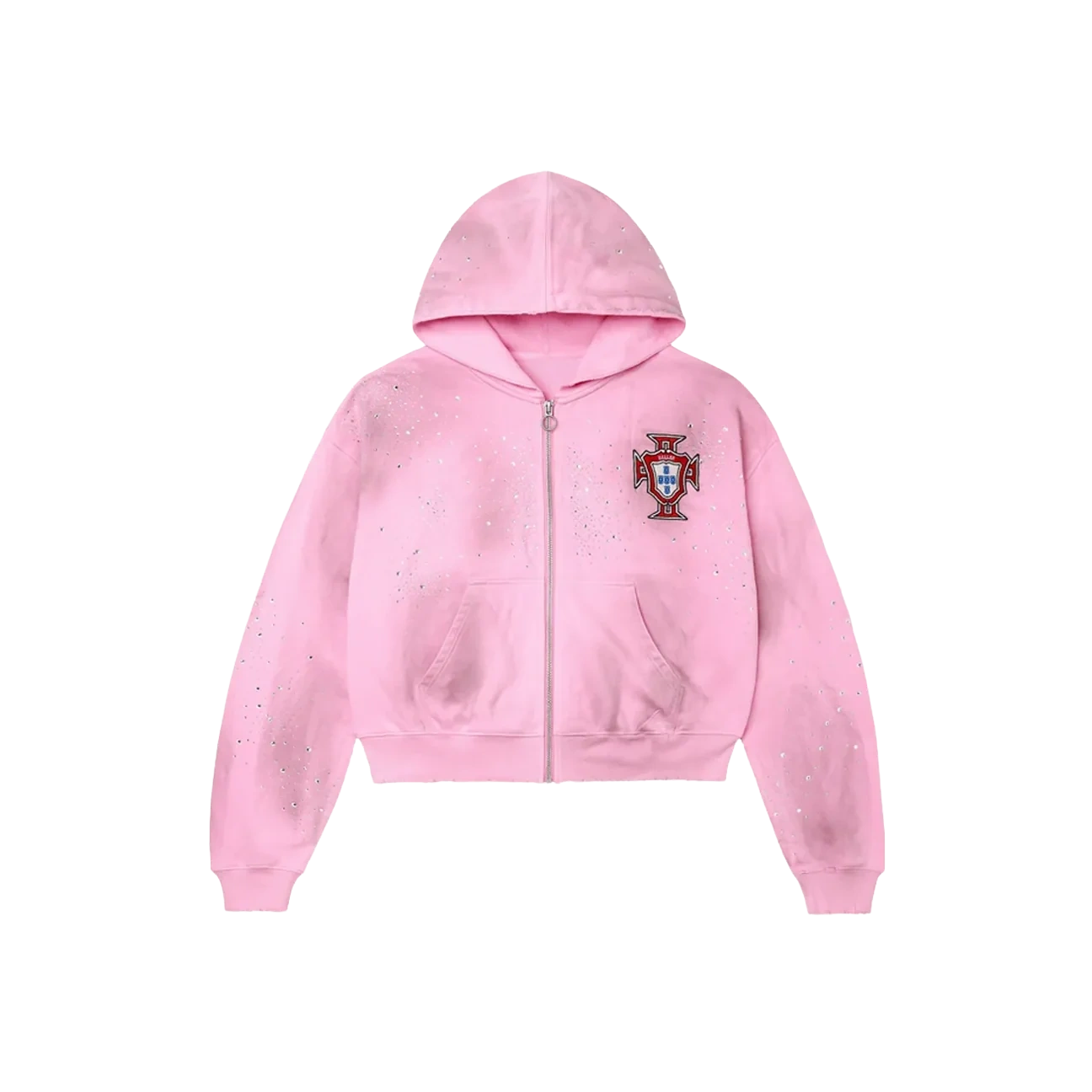Foto del prodotto Vale Forever Pluto Clustered Zip Up Hoodie Pink