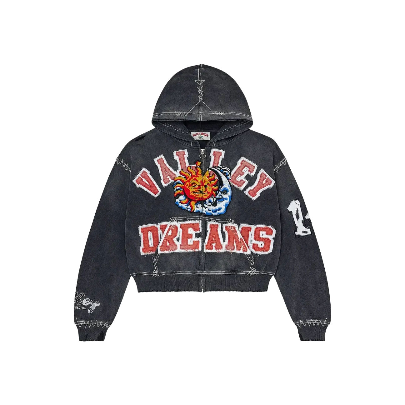 Vale Forever Sunny Zip Up Black Produktfoto