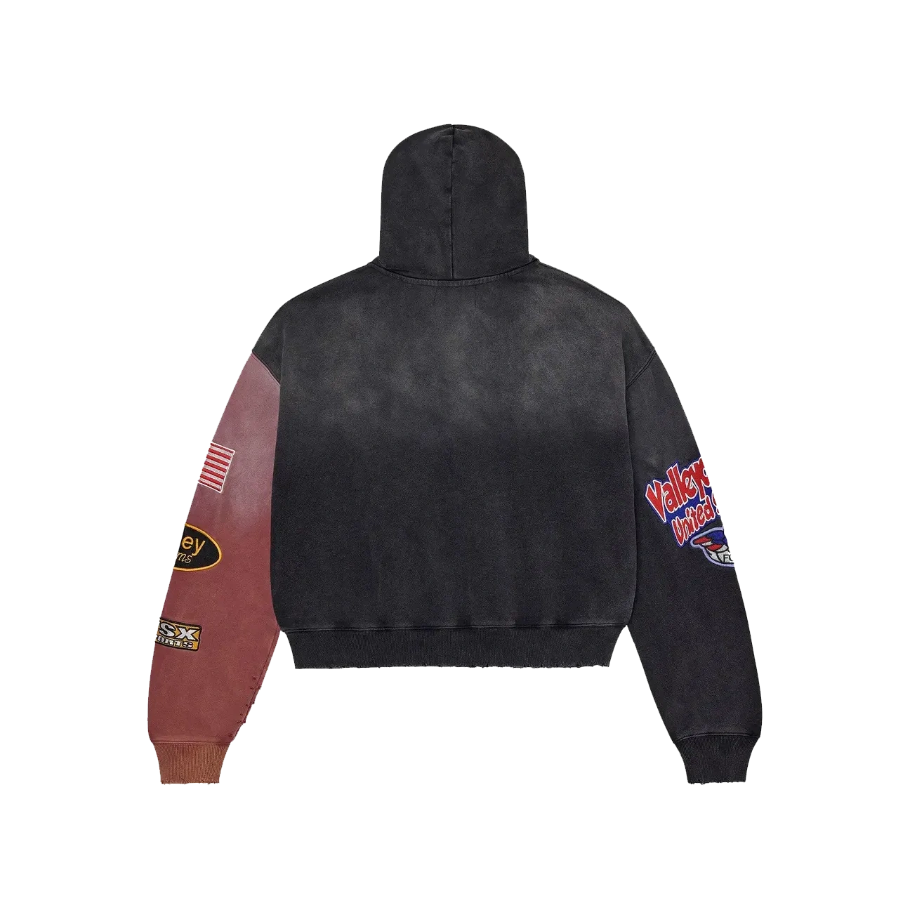 Vale Forever Two Face Zip Up Red Black - Image 1
