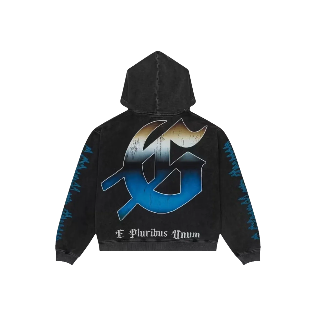 Godspeed Artificial Love Hoodie Black Wash - Image 1
