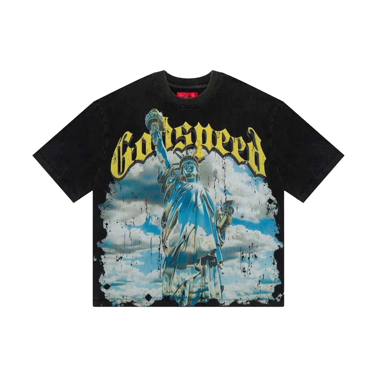 Godspeed Chrome Liberty T-Shirt Black Wash Produktfoto