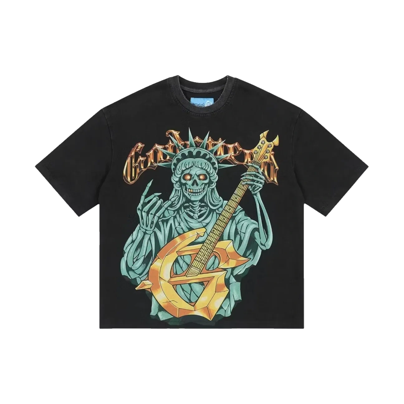 Godspeed Liberty Rock T-Shirt Black Produktfoto