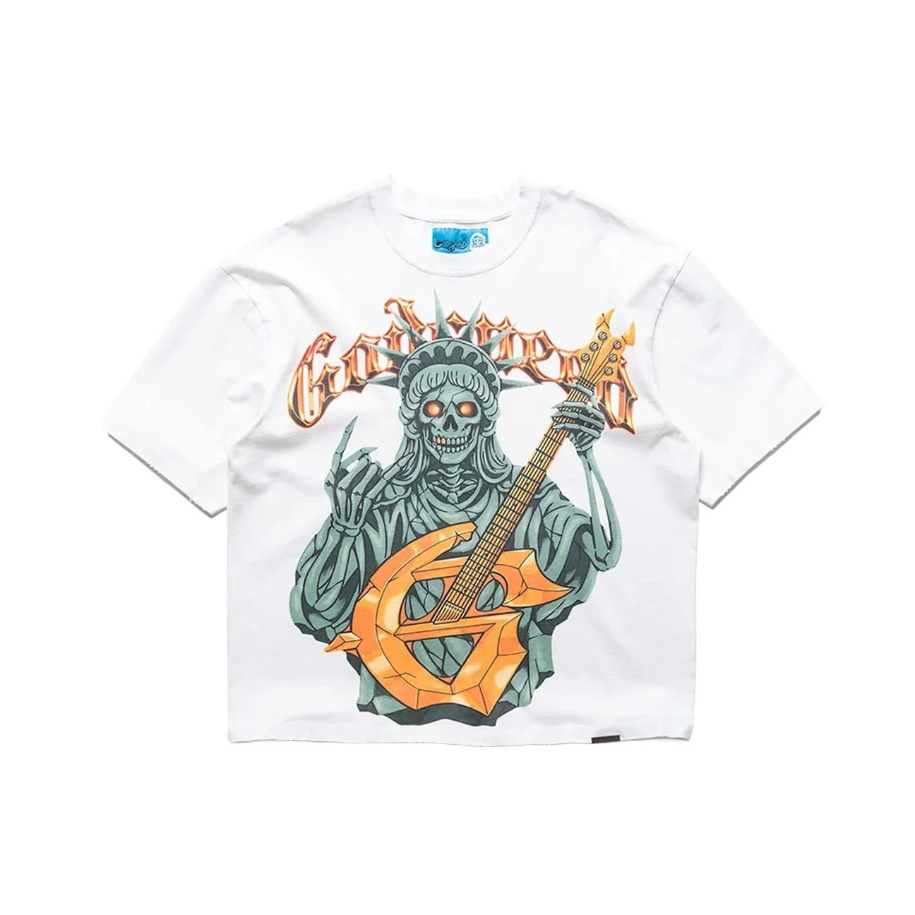 Godspeed Liberty Rock T-Shirt White Produktfoto