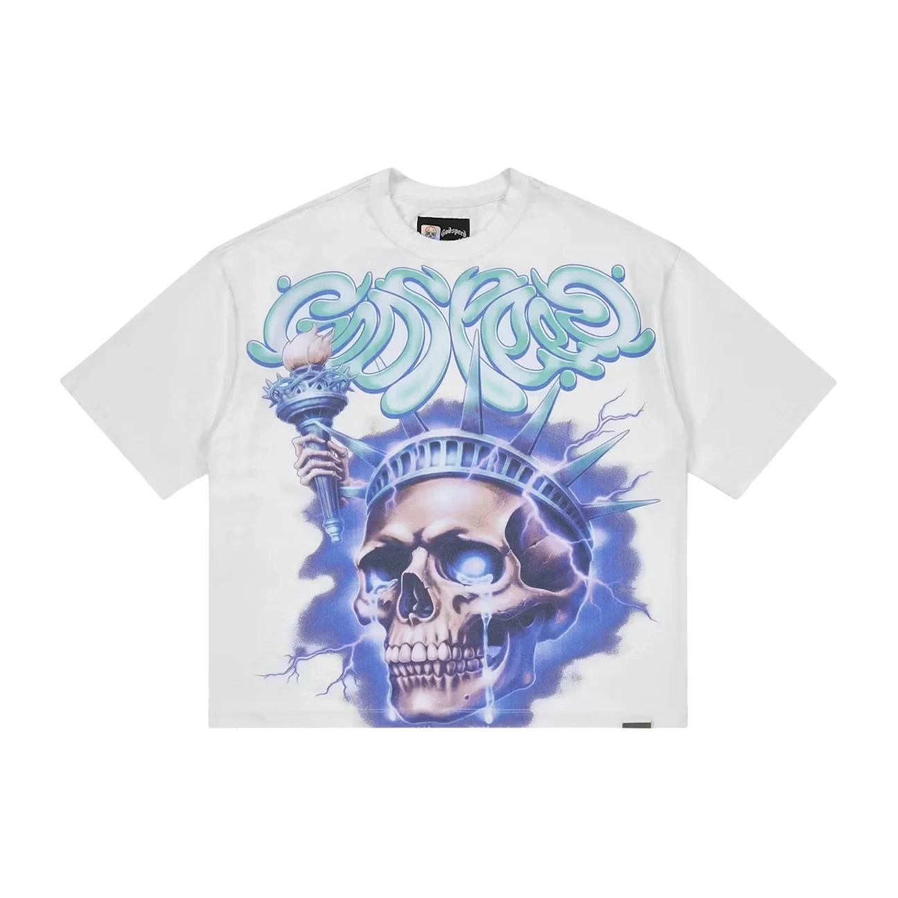 Godspeed Liberty Tears T-Shirt White Produktfoto