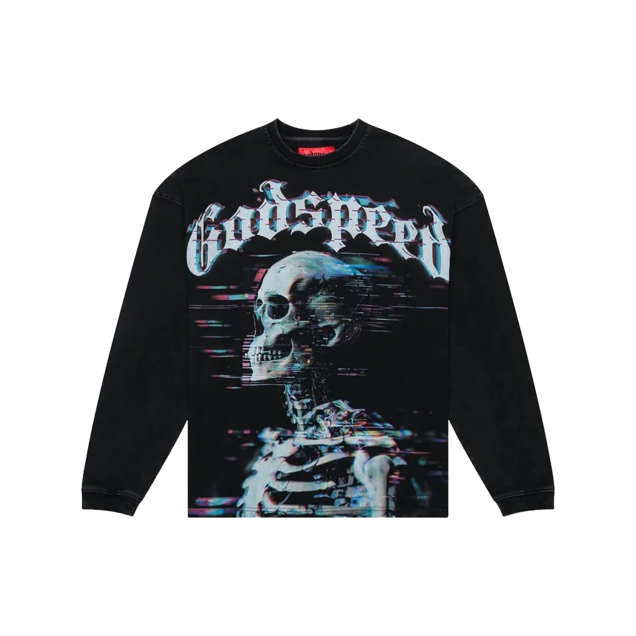 Godspeed Matrix Glitch Long-Sleeve T-Shirt Black Produktfoto