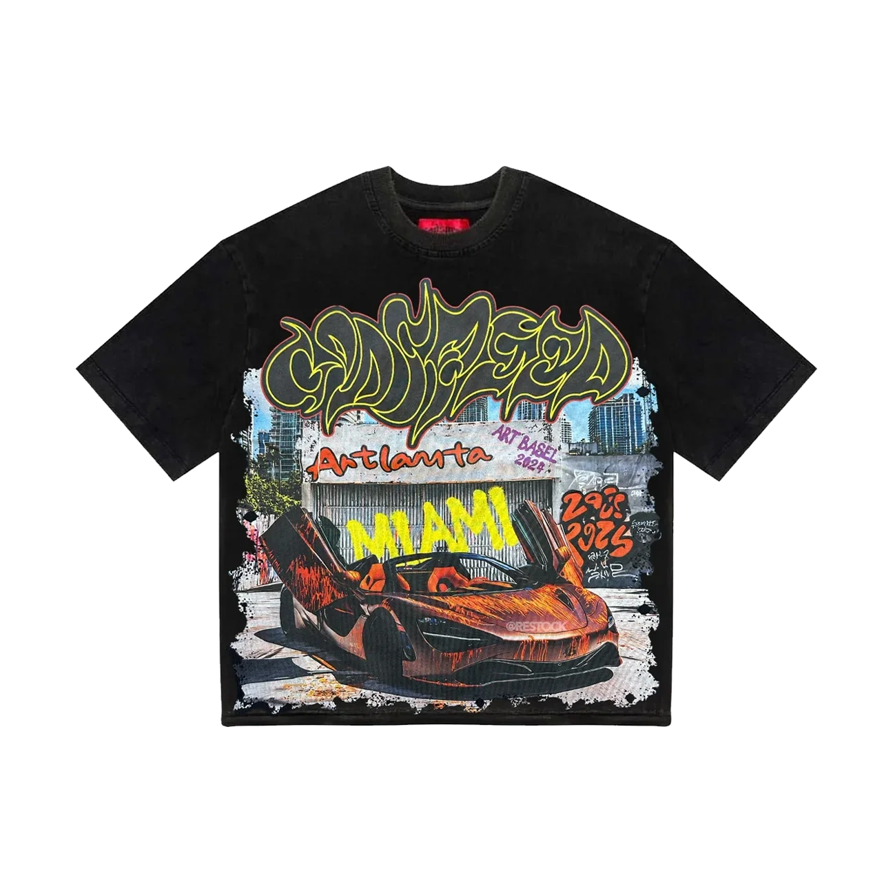 Godspeed Miami Artlanta T-Shirt Black Produktfoto