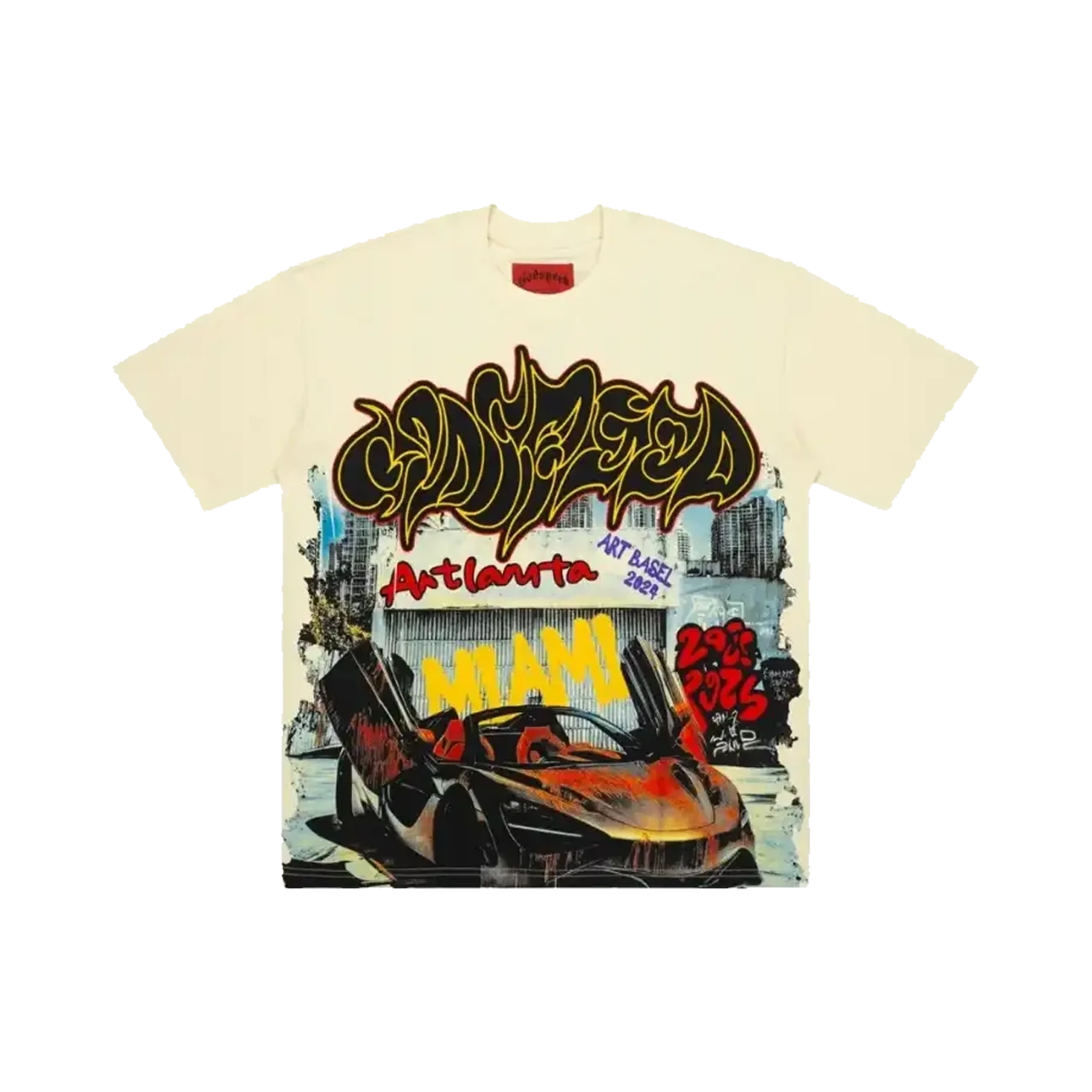 Godspeed Miami Artlanta T-Shirt White Produktfoto