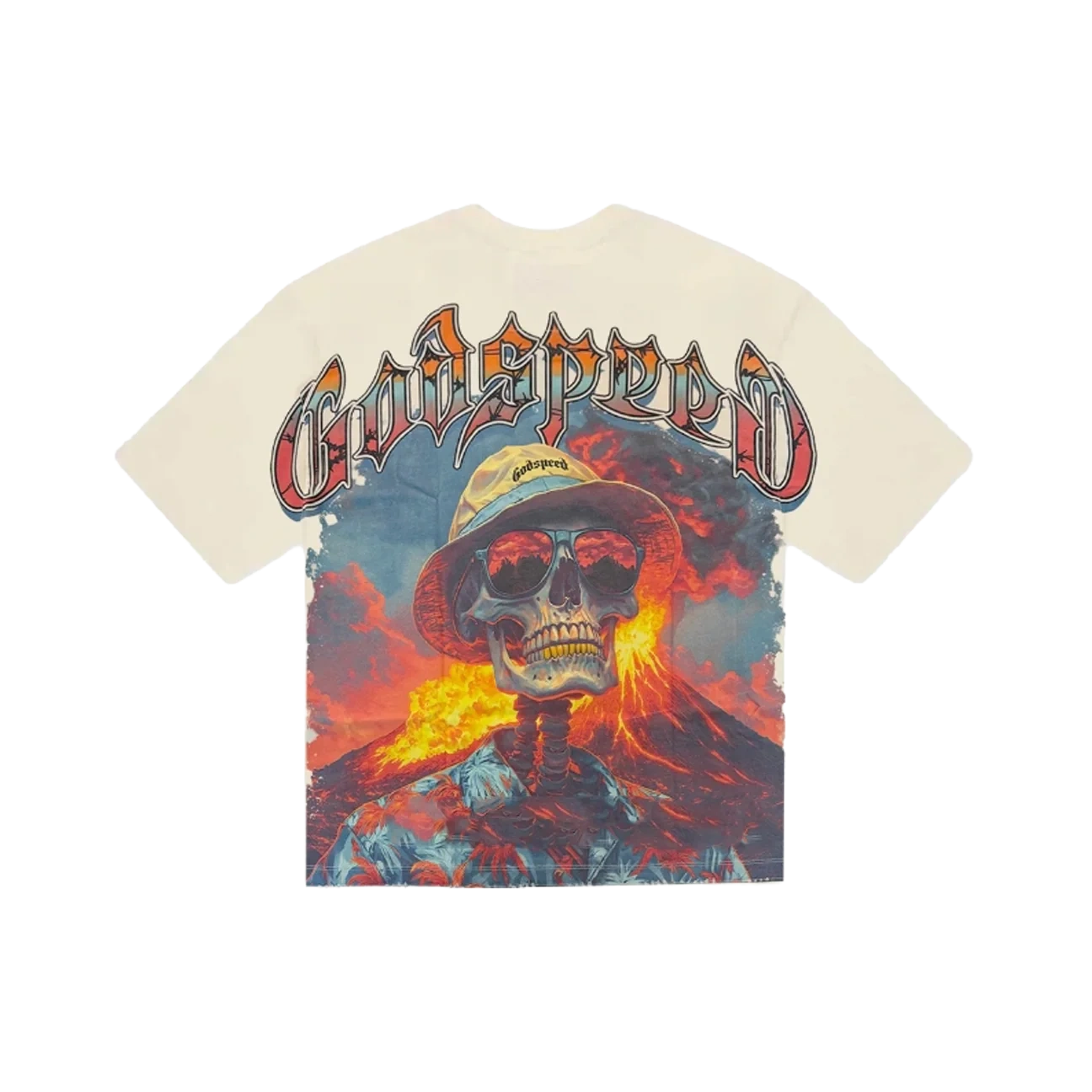 Godspeed Natural Disaster T-Shirt Bone - Image 1