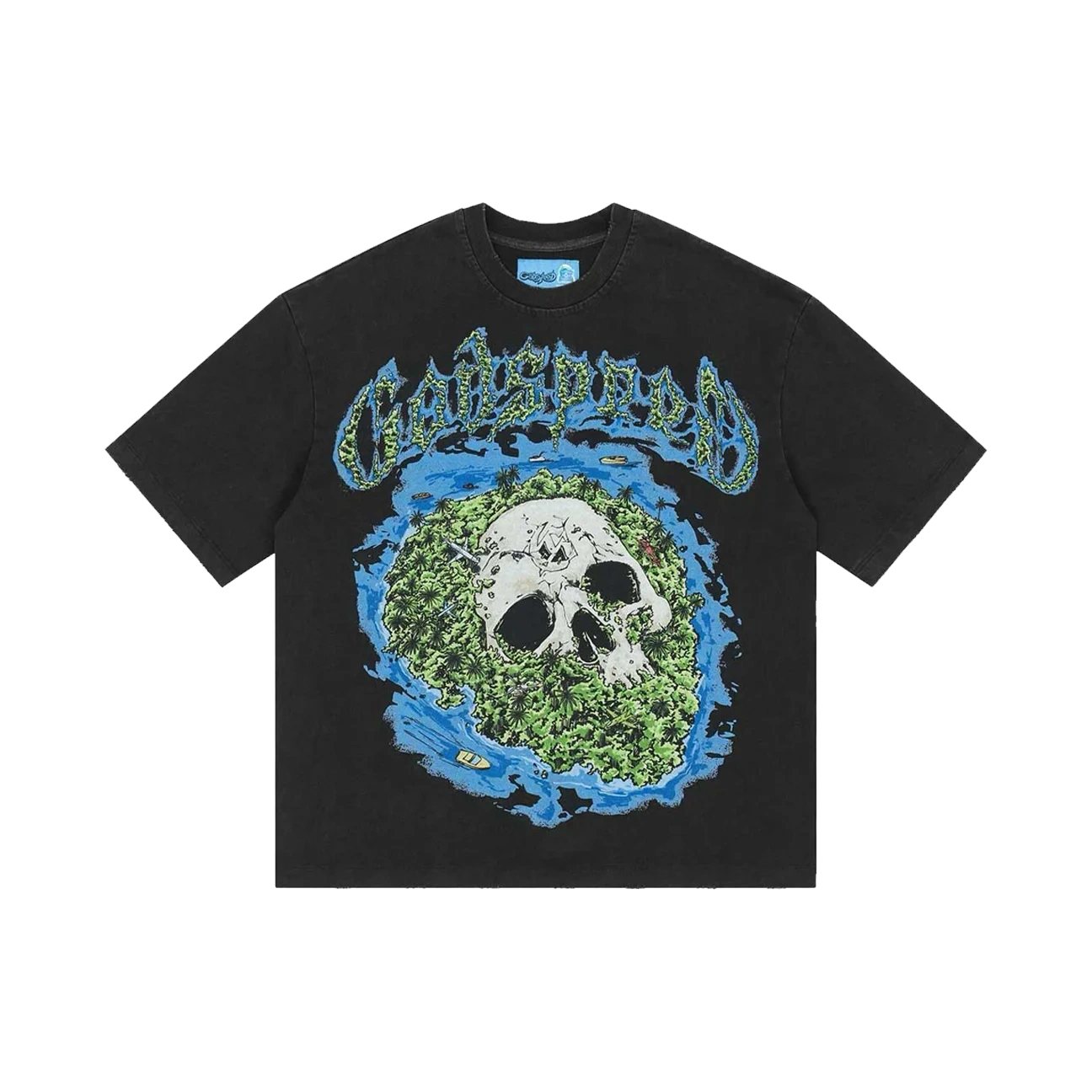 Godspeed Skull Island II T-Shirt Black Produktfoto