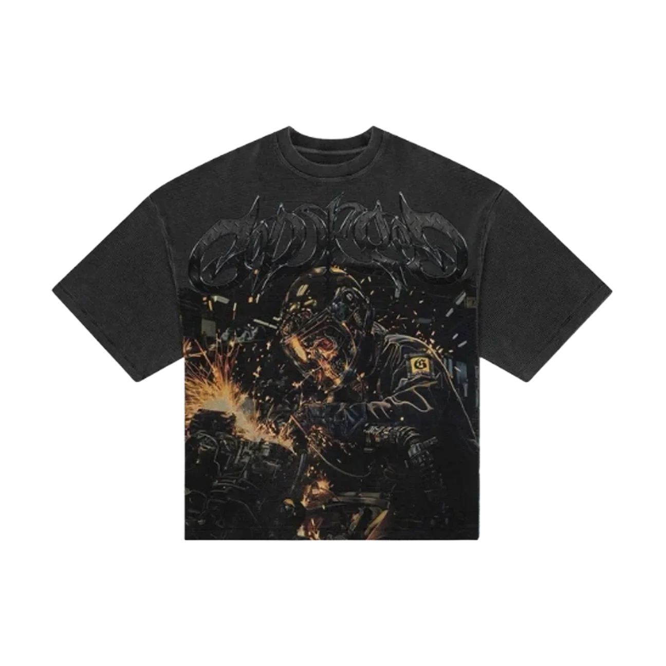 Godspeed Under Construction Thermal T-Shirt Black Produktfoto