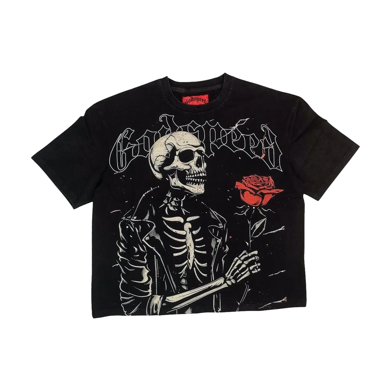 Godspeed Valentine T-Shirt Black Produktfoto