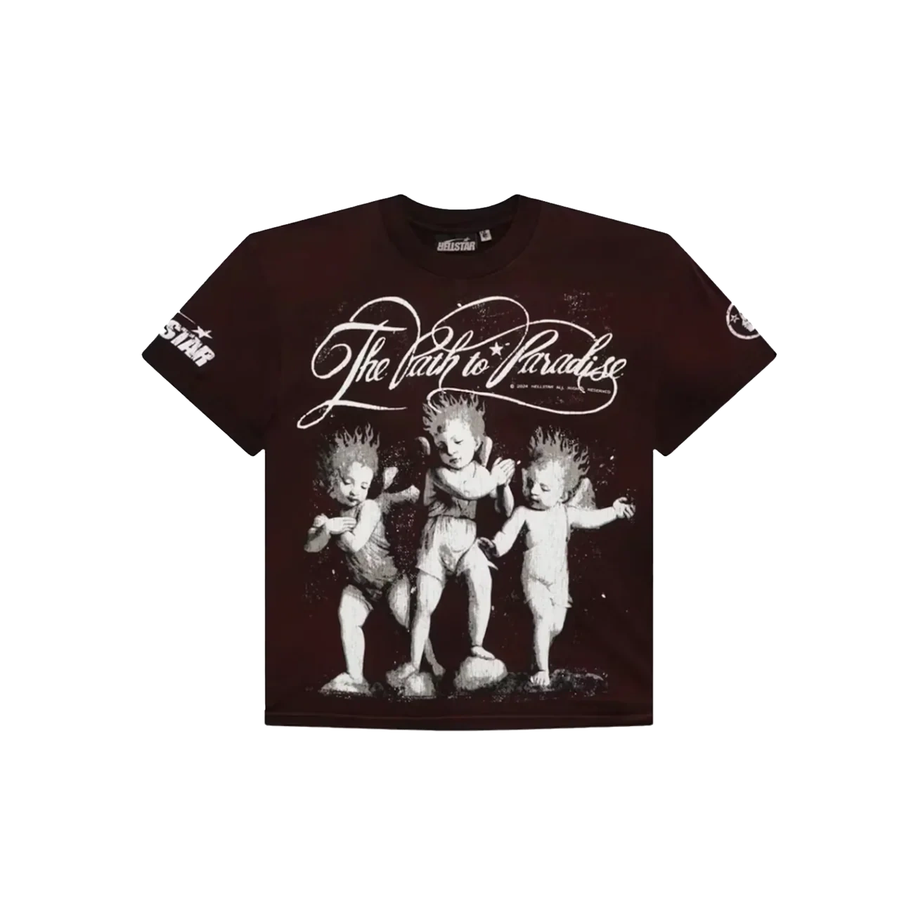 Hellstar Kids Path To Paradise T-Shirt Brown Produktfoto