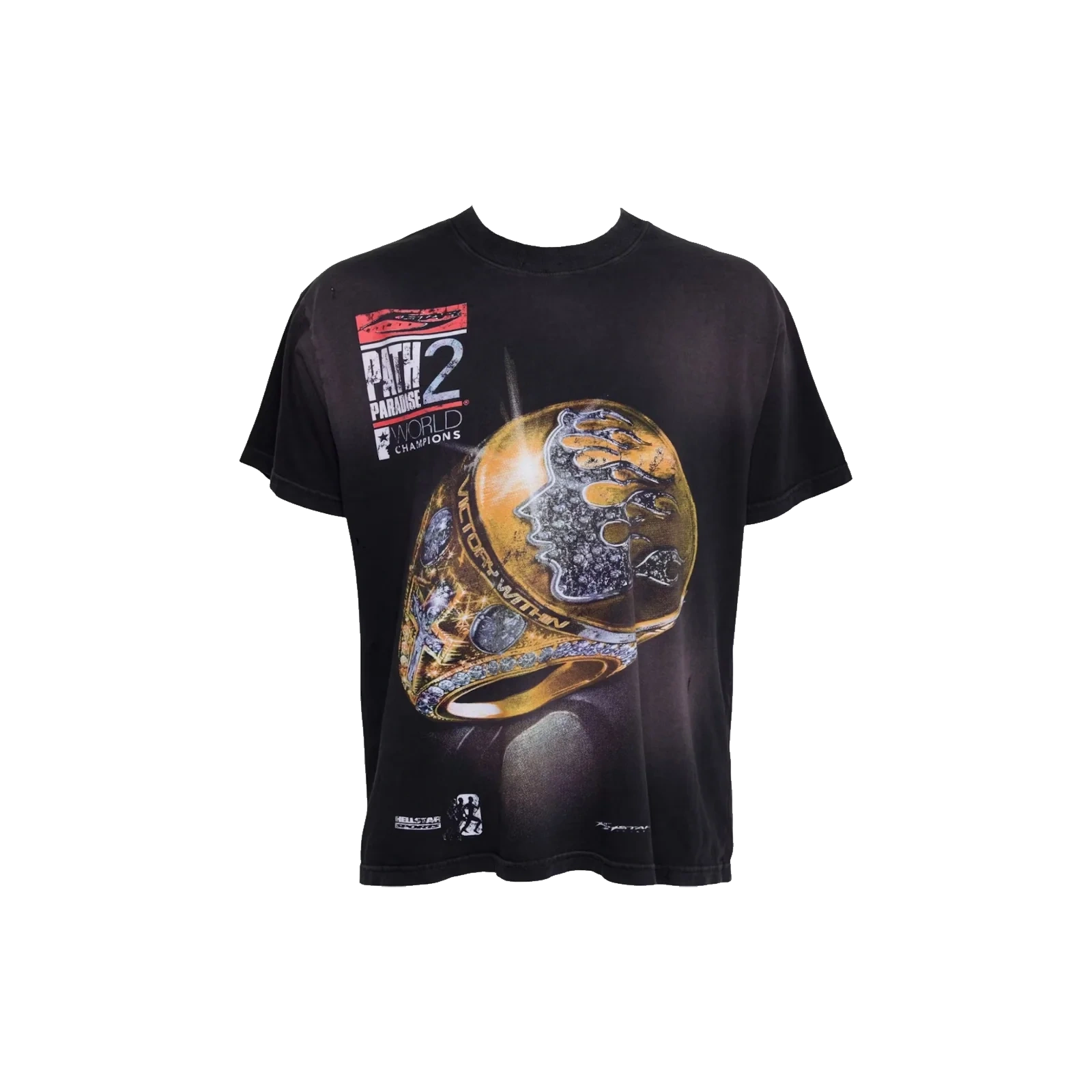 Hellstar Big Rings T-Shirt Black Produktfoto