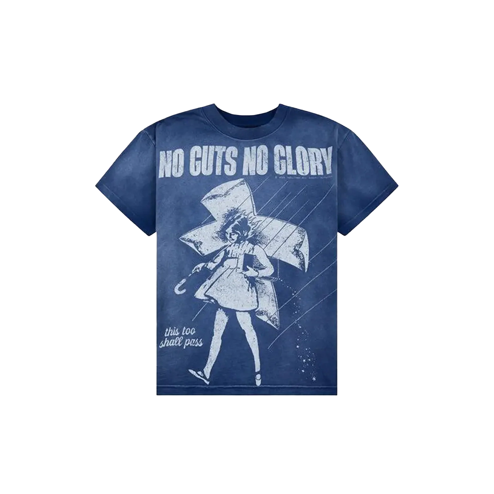 Hellstar Carry Your Cross T-Shirt Blue Produktfoto