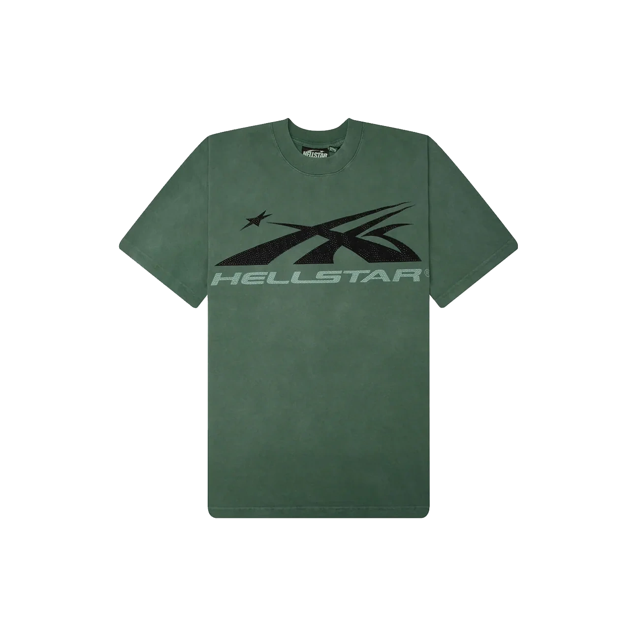 Hellstar Classic Logo T-Shirt Green Produktfoto