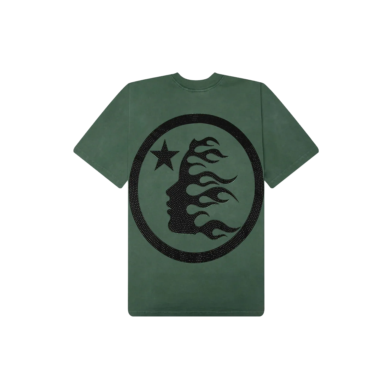 Hellstar Classic Logo T-Shirt Green - Image 1