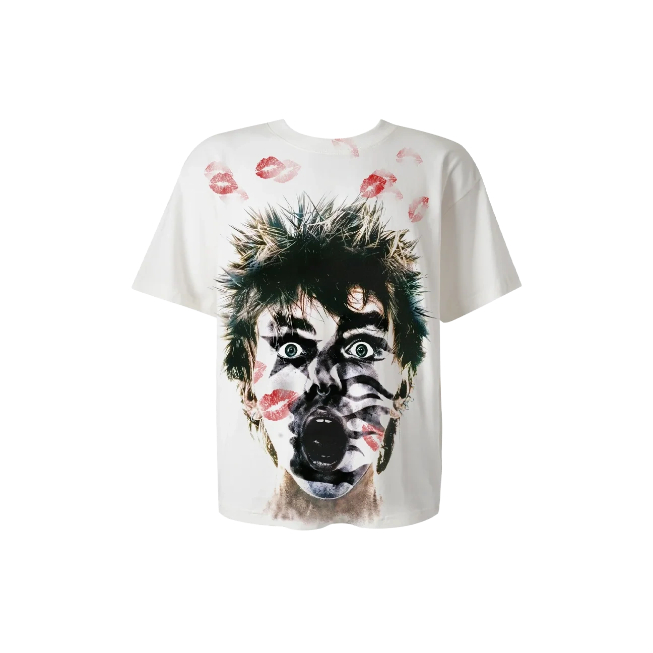 Hellstar French Kiss T-Shirt White Produktfoto
