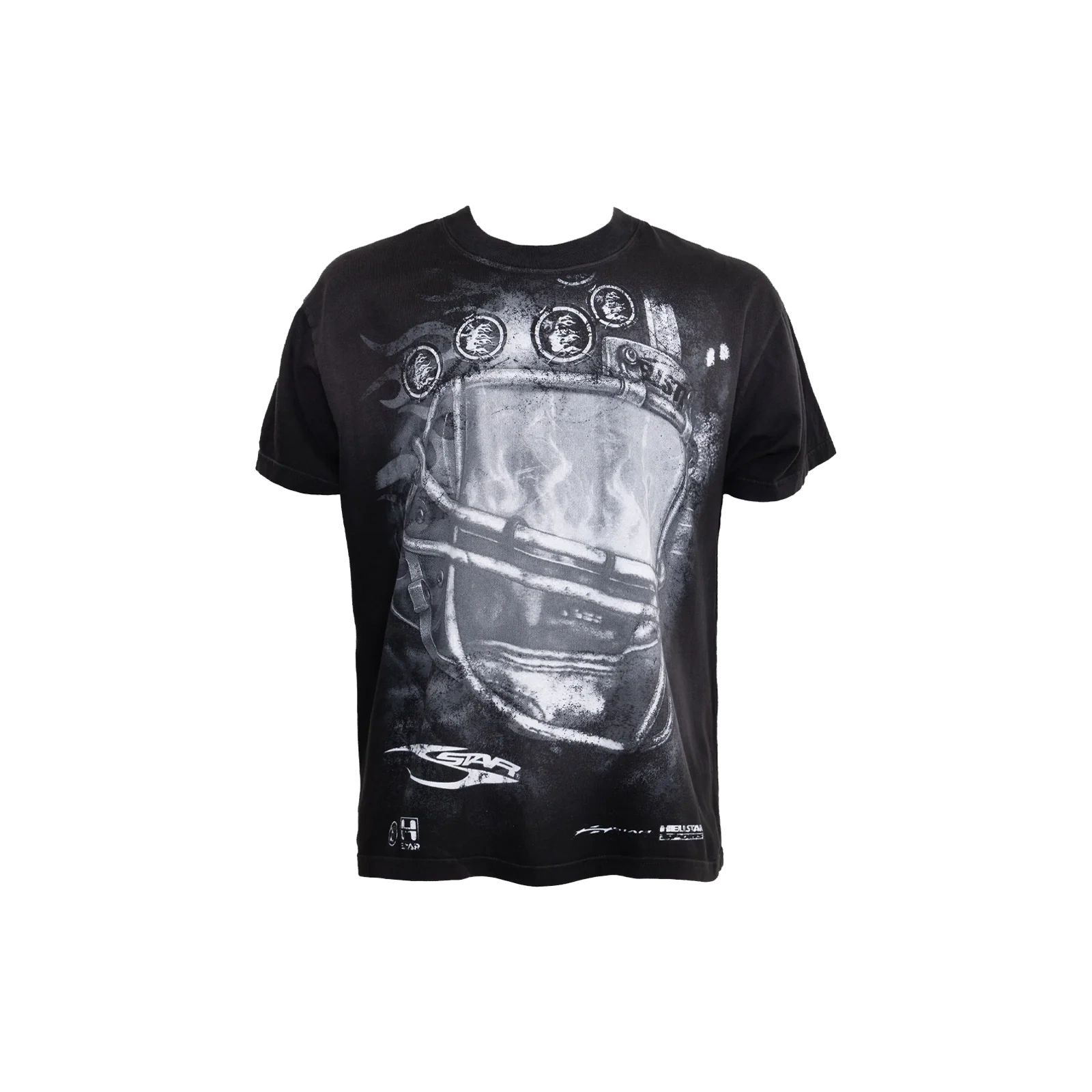 Hellstar Gridiron T-Shirt Black Produktfoto