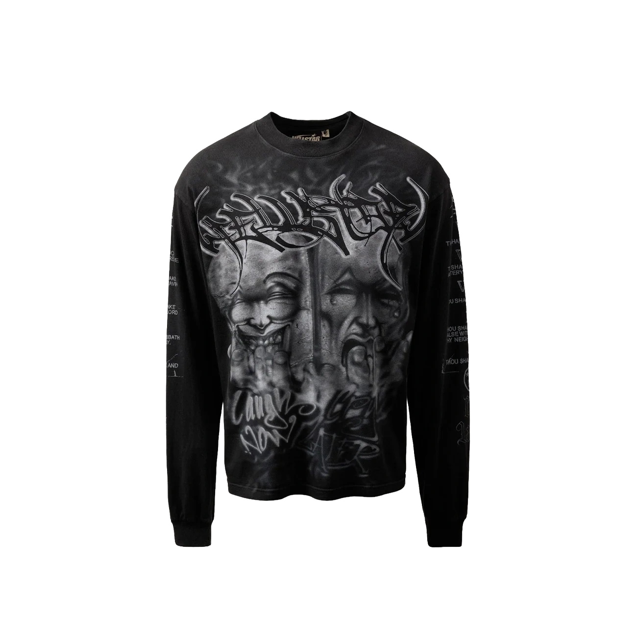 Hellstar Laugh Now Cry Later Long-Sleeve Black Produktfoto