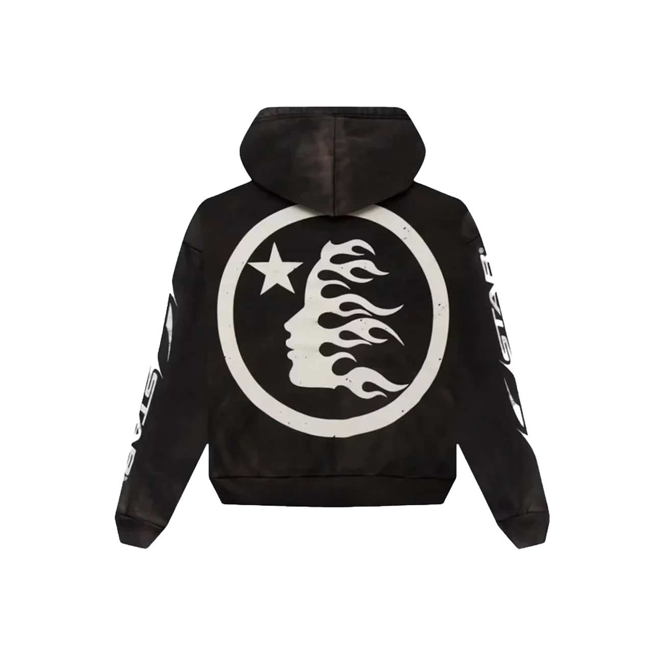 Hellstar Logo Zip Hoodie Black - Image 1