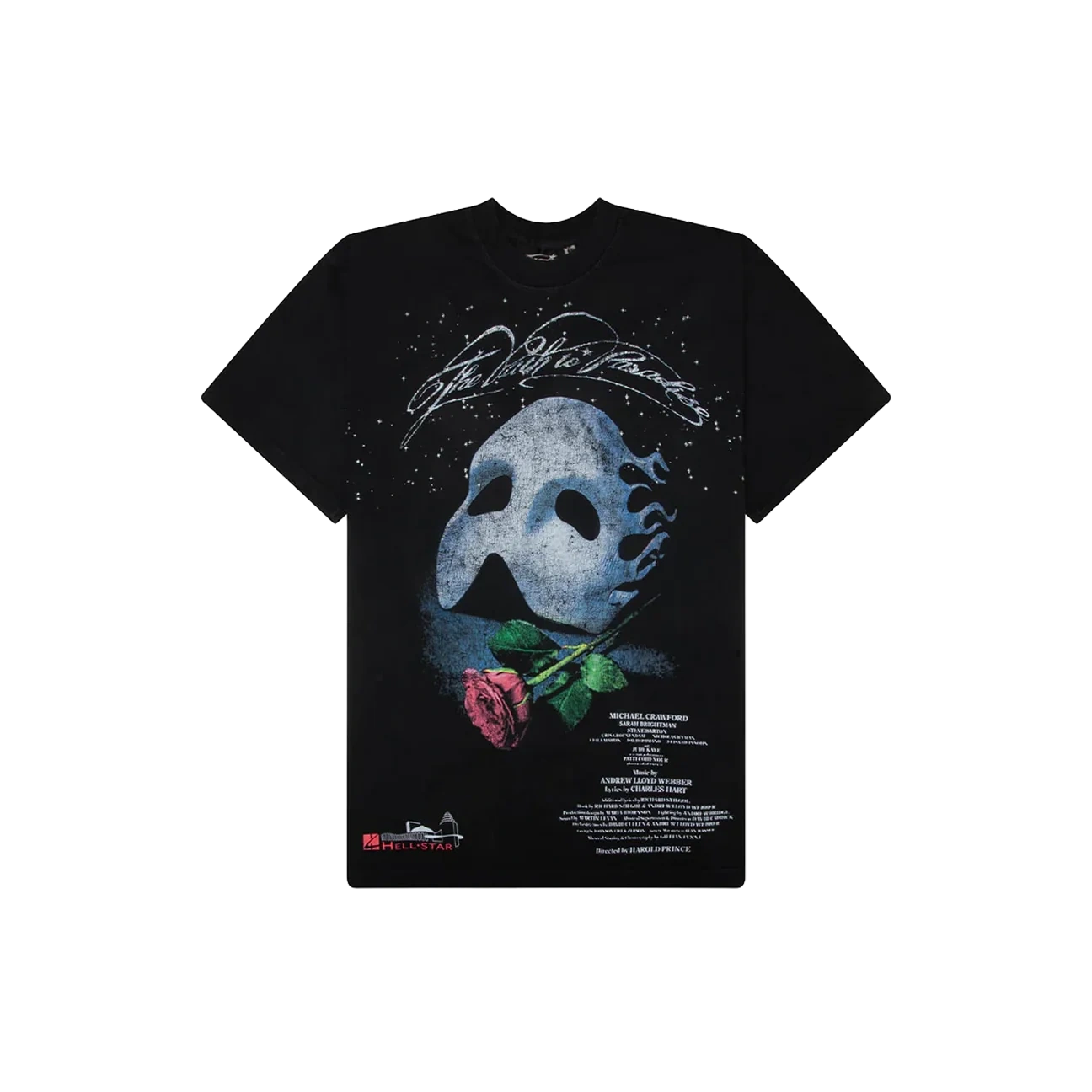 Hellstar Path To Paris T-Shirt Black Produktfoto