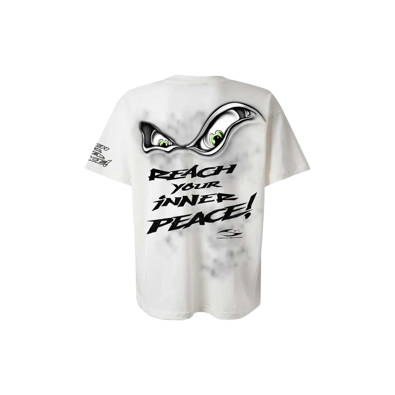 Hellstar Reach Your Inner Peace Om T-Shirt White - Image 1