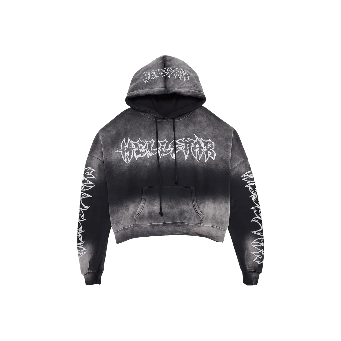 Hellstar Shine Graffiti Hoodie Black Produktfoto