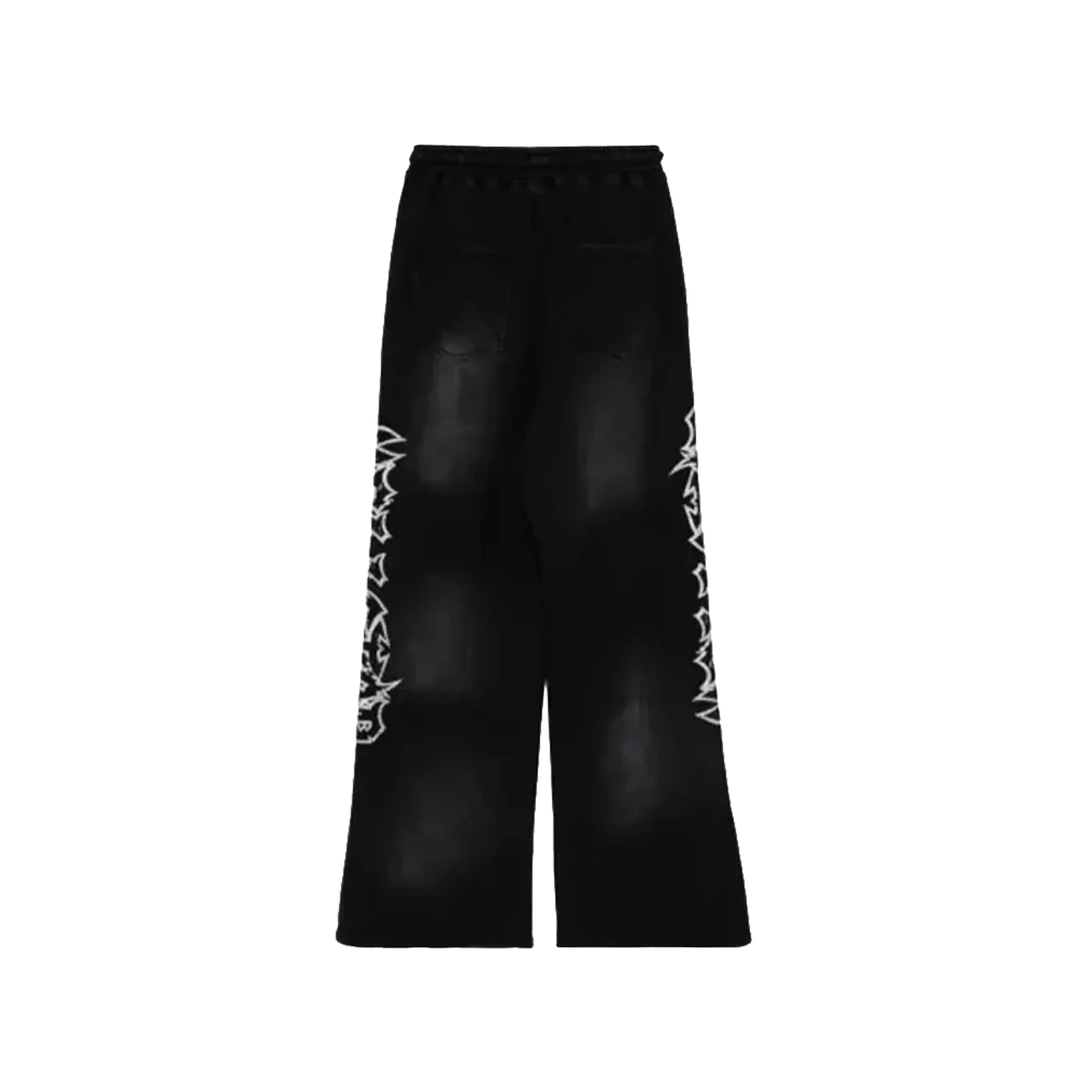 Hellstar Stars Shine Graffiti Sweatpants Black - Image 1