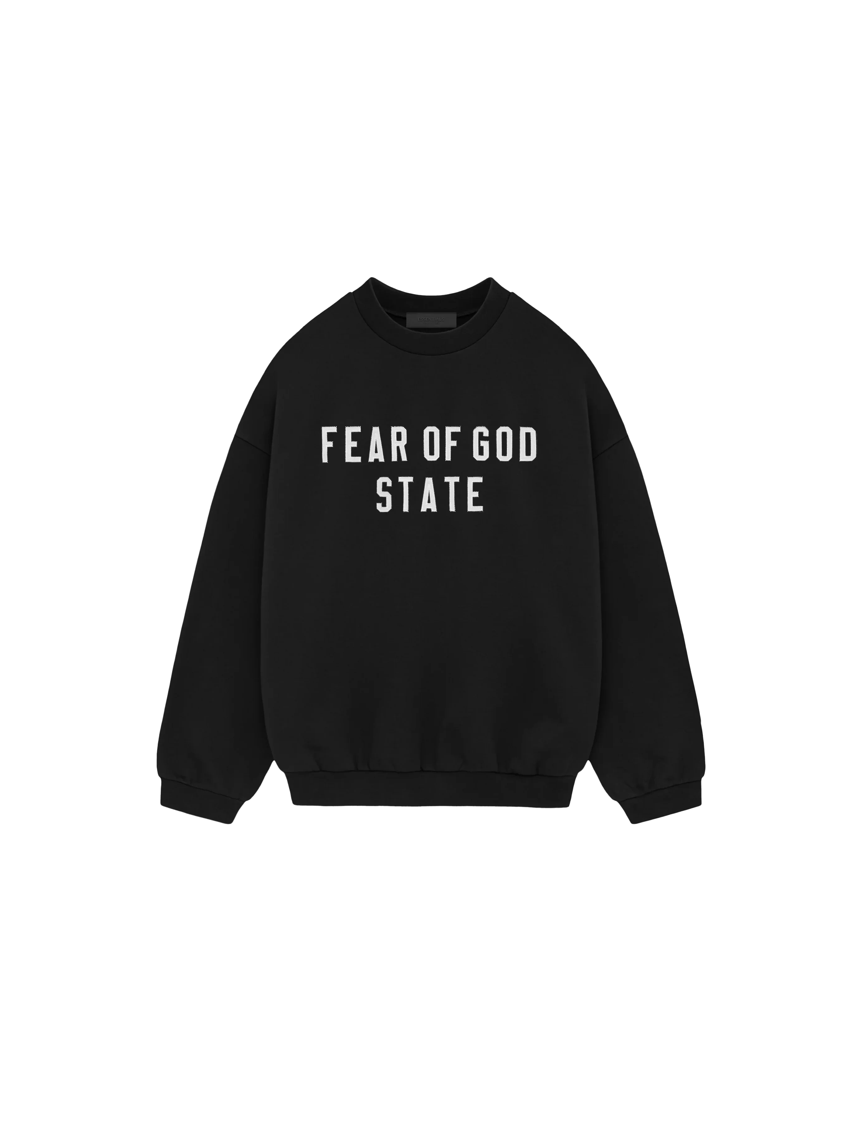 Fear of God Essentials Heavy Fleece Crewneck Black Produktfoto