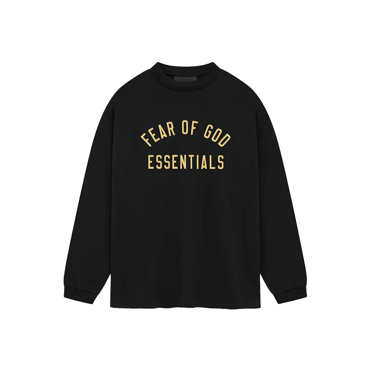 Fear of God Essentials Jersey Longsleeve Tee Black Produktfoto
