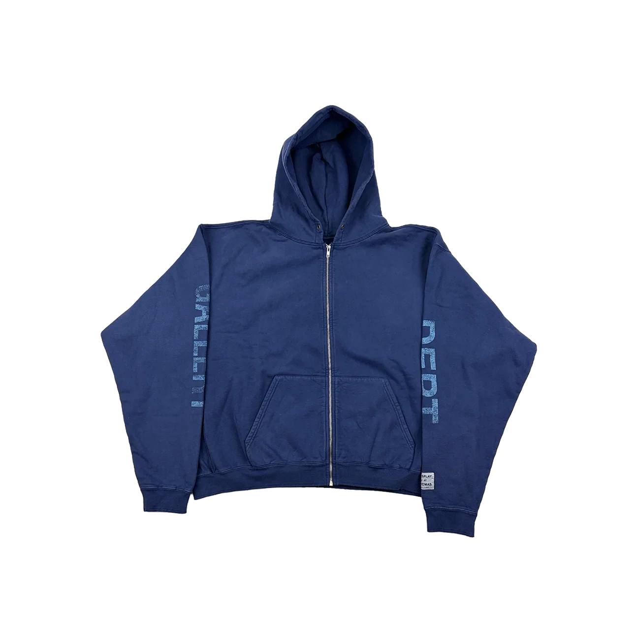 Gallery Dept. 90's Logo Zip Up Hoodie Navy Produktfoto