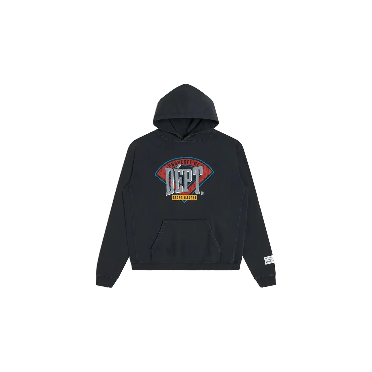 Gallery Dept. ATK Field Graphic Hoodie Vintage Black Produktfoto