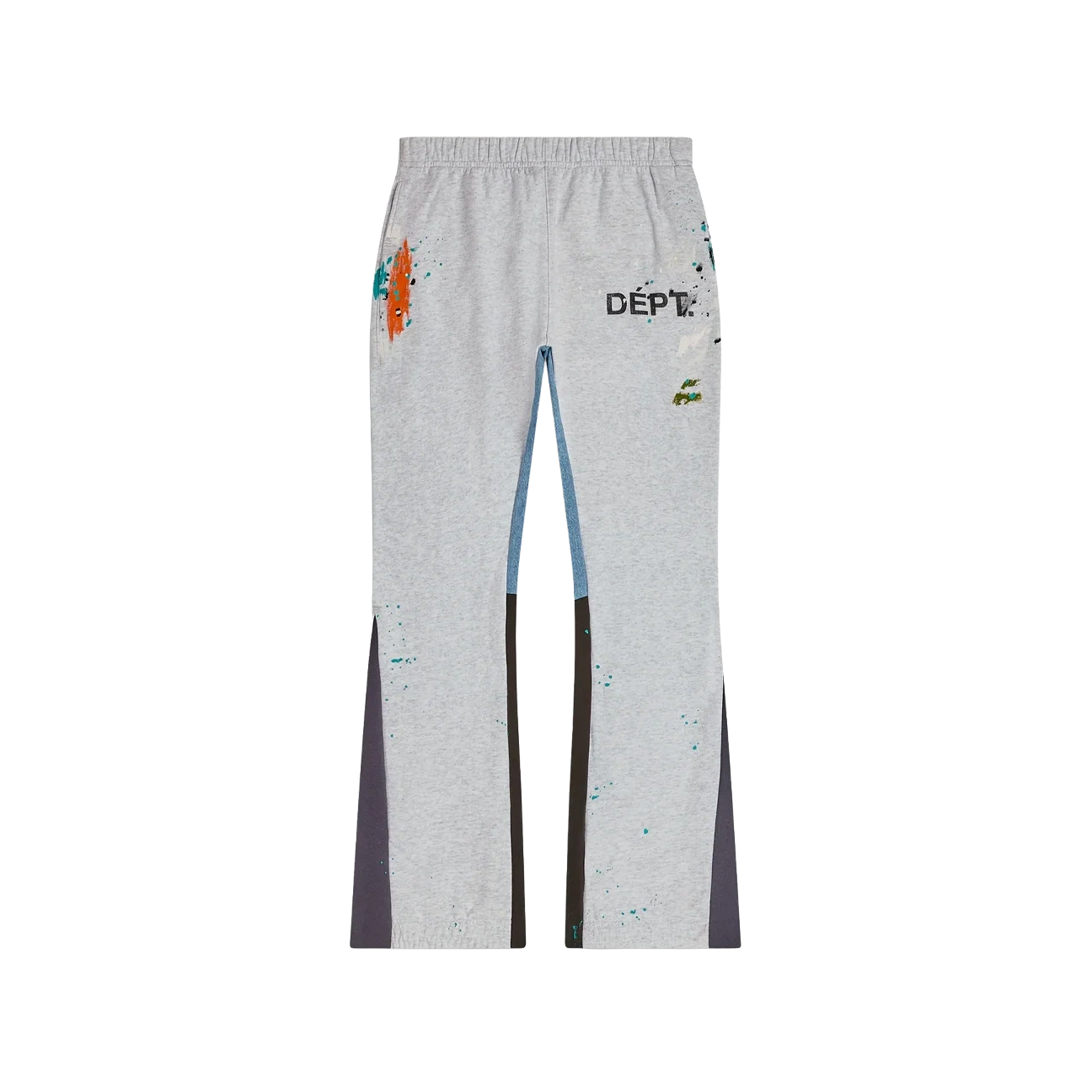 Gallery Dept. Dept Logo Sweatpant Flares Light Heather Gray/Navy/Black Produktfoto