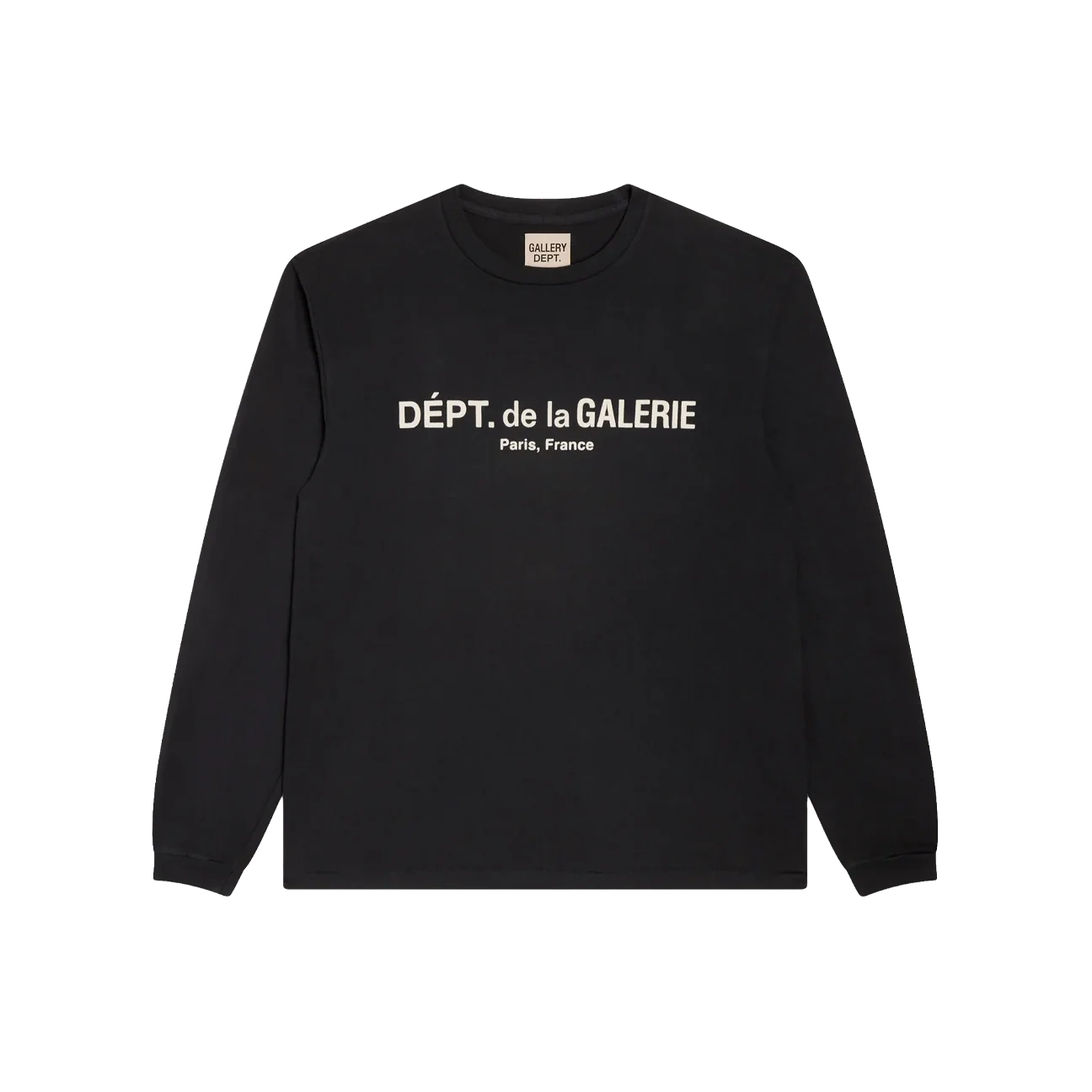 Gallery Dept. French Logo Lux Long Sleeve Tee Washed Black Produktfoto