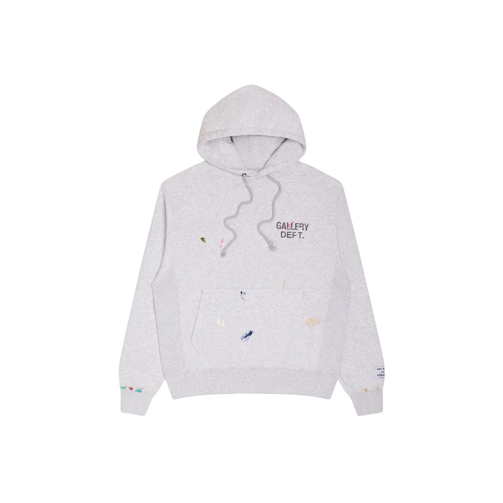 Gallery Dept. Paint Logo Hoodie Light Heather Grey Produktfoto