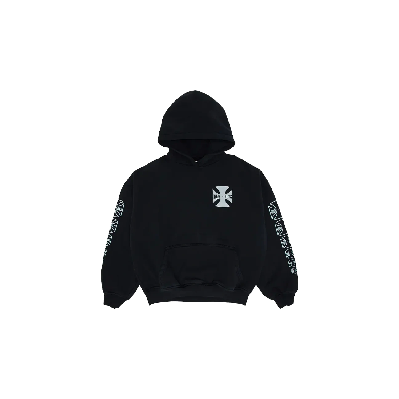 Rhude Boys Hoodie Vintage Black Produktfoto