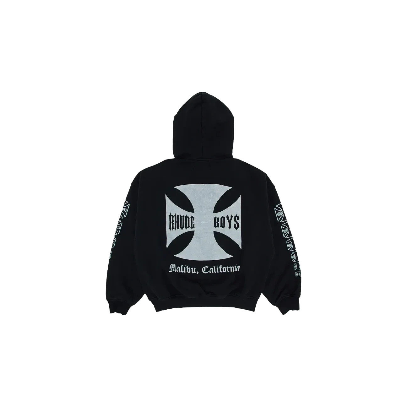 Rhude Boys Hoodie Vintage Black - Image 1